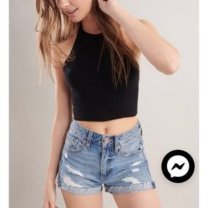 Garage The Halter Ego Sweater in Black